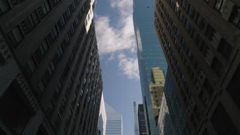 Finanzviertel-Manhattan-New-York-City-Tagsüber