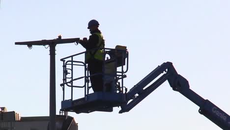 Still-shot-of-workman-working-in-a-high-visibility-vest-at-the-Guinness-factory-in-Dublin