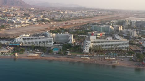 Elite-Queen-of-Sheba-Eilat-hotel-at-shores-aerial