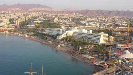 Eilat-hotels-at-shores-aerial