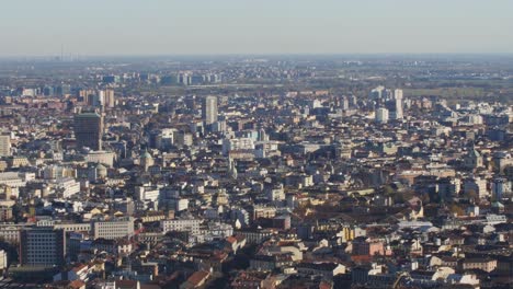Milan,-sunny-winter-weather-aerial-drone-shot