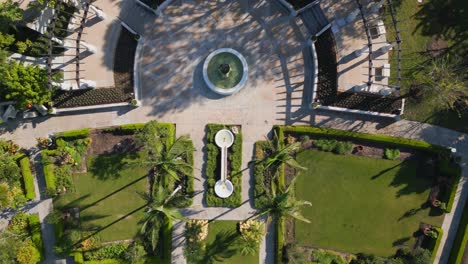 Aerial-top-down-view-of-the-Hollis-Gardens-in-Lakeland-Florida