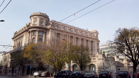 Edificio-Del-Círculo-Militar,-Bucarest,-Rumania