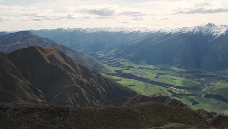 Dramatische-Malerische-Aussicht-Auf-Die-Berge-Neuseelands