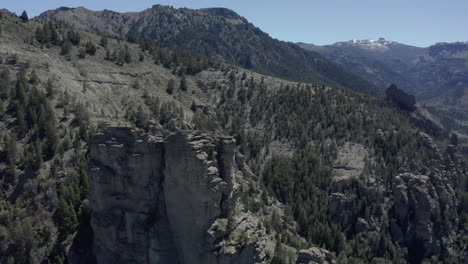Luftbild---Felsformationen-Neben-Dem-Fluss-Limay-Im-Valle-Encantado,-Patagonien,-Argentinien