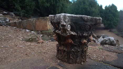 Ruinas-Antiguas-Caesaria-Philippi-Israel-Sitio-Arqueológico-Y-Bíblico