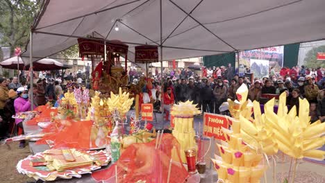 Long-Tong-festival-is-held-in-Bac-Son-town,-Lang-Son-province,-Vietnam