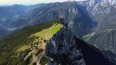Velika-Raduha-is-a-stunning-mountain-peak-in-the-Kamnik-Savinja-Alps-of-Slovenia,-rising-to-an-altitude-of-2,031-meters
