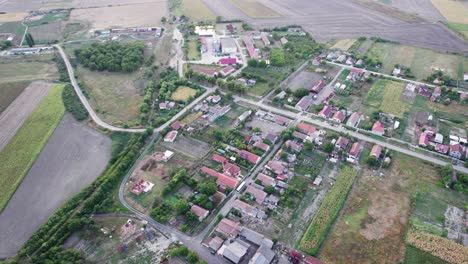 Flying-Over-Balkan-Village-Rural-Romania
