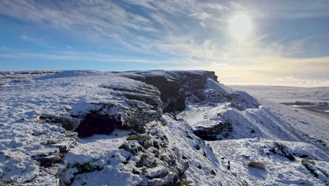 Cinematic-cold-English-winter-drone-moorland-aerial-scene