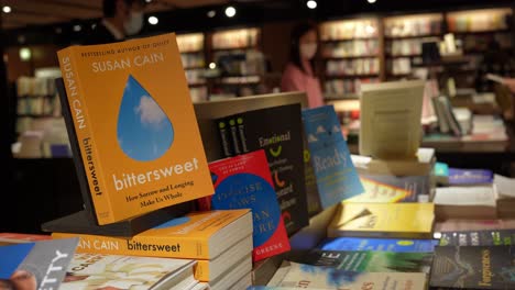 8-February-2023---Close-Up-Of-View-Susan-Cain's-Bestseller-Bittersweet-On-Show-At-Eslite-Bookstore-In-Tsim-Sha-Tsui-In-Hong-Kong