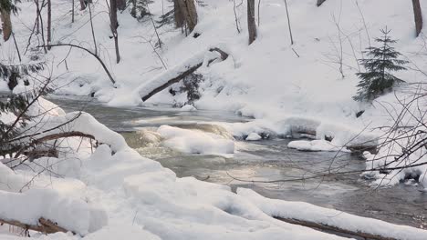 Winter-river-in-a-snowy-forest