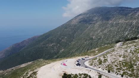 Viewpoint-in-Albanian-mountain-range