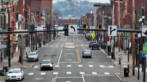 East-Carson-Street-In-Pittsburgh,-Pennsylvania