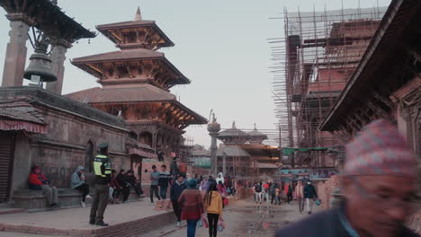 Spaziergang-Durch-Das-Weltkulturerbe-–-Patan-Durbar-Square,-Kathmandu-Tal