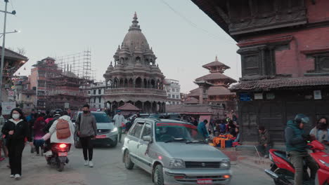 Wandern-In-Den-UNESCO-Weltkulturerbestätten-Patan-Durbar-Square-Im-Kathmandu-Tal