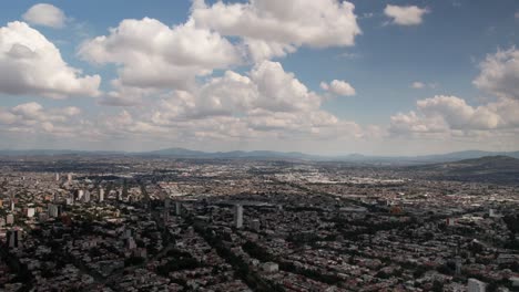 Luftaufnahme-Von-Guadalajara,-Jalisco-Im-Zeitraffer