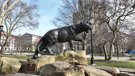 La-Pantera-Pitt-En-El-Campus-De-La-Universidad-De-Pittsburgh