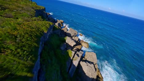Cliffs-And-Ocean-At-Cabo-Frances-Viejo-National-Park-In-Dominican-Republic---FPV