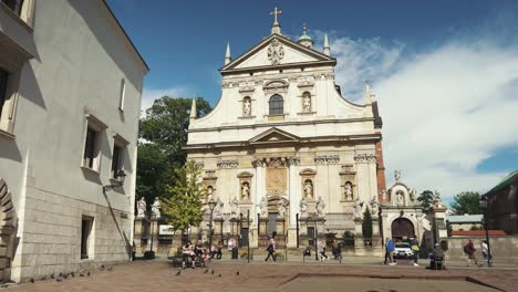 Krakau,-Polen---11.-Juli-2022:-Kirche-Der-Heiligen-Peter-Und-Paul