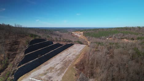 Antena-De-La-Línea-De-Circunvalación-Norte-De-Birmingham,-Un-Proyecto-De-Carretera-Abandonado-Que-Recientemente-Recibió-La-Aprobación-De-Fondos-Para-La-Finalización-De-La-Construcción