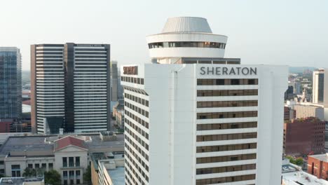 Sheraton-hotel-in-downtown-urban-Nashville-TN-USA