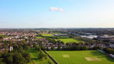 Aerial-view-over-Edgware-town-in-North-London-on-a-sunny-day