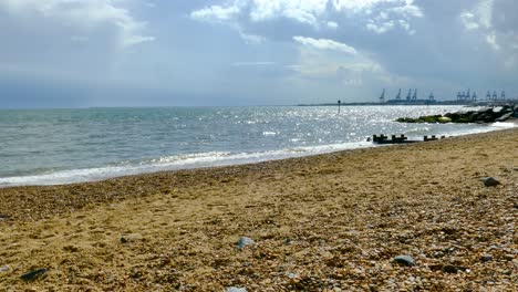 Chill-summer-vibes-at-Lowestoft-beach-Suffolk-United-Kingdom