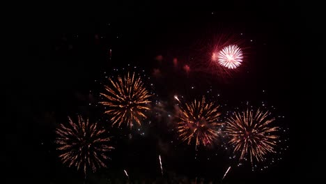Big-real-fireworks-display-celebration-and-colorful-New-year's-eve