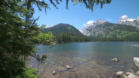Jenny-Lake,-Grand-Teton-National-Park,-Wyoming-USA