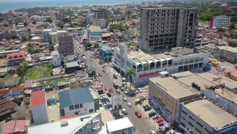 Aerial-view-of-Oxford-Street-in-Ghana,-Osu_1