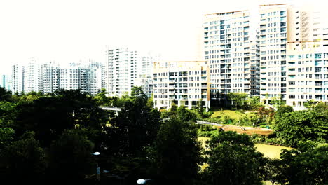 Time-lapse-of-clouds-forming-over-Punggol-HDB-estate-in-the-North-East-of-Singapore