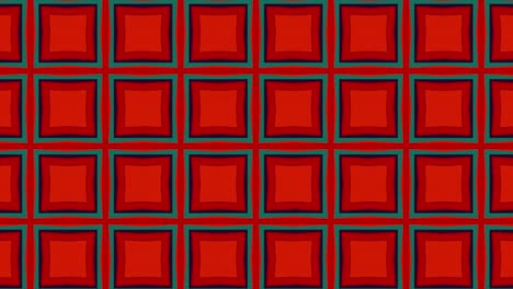 Hermoso-Patrón-De-Bucle-Sin-Costuras-Geométrico-Rojo,-Verde-Y-Negro,-Fondo-Sin-Fin-De-Adorno-Elegante-Decorativo-Geométrico-En-Movimiento