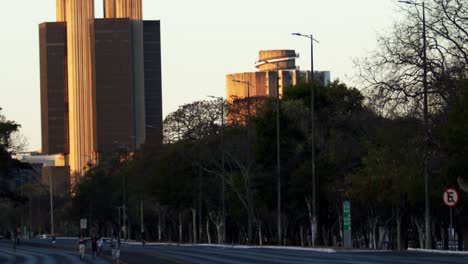 Brasilien,-Bundesdistrikt-Abendansicht-Der-Zentralbank-Von-Brasilien---Bacen