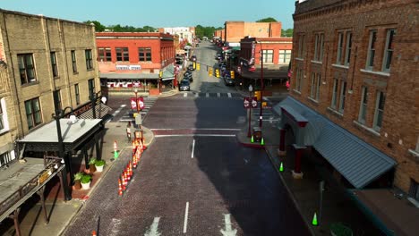 Entrance-of-Fort-Worth-Stockyards-Historic-District-and-old-General-Store-on-Main-Street