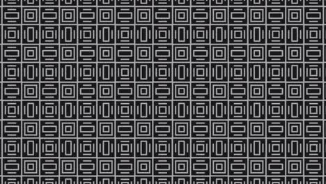 Schwarze-Und-Graue-Puzzleteile,-Die-In-Einem-Quadrat-Angeordnet-Sind
