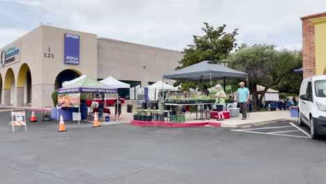 Mercado-De-Agricultores-De-Reliquia-Semanal-En-Green-Valley,-Arizona