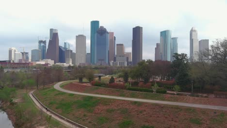 Luftbild-Von-Houston-Stadtbild-Und-Umgebung