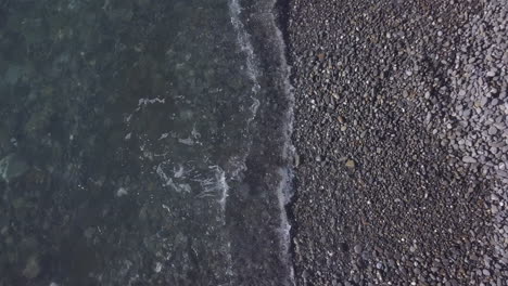 Sea-shore-coast-with-rocks-aerial-view