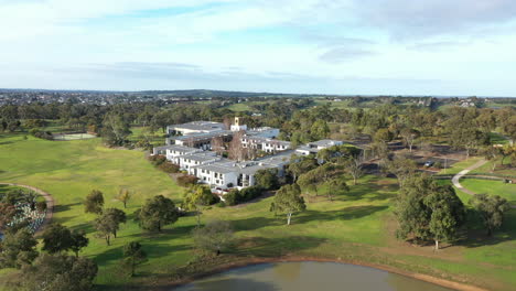 Luftaufnahme-Des-Waurn-Ponds-Estate-Deakin-University,-Australien