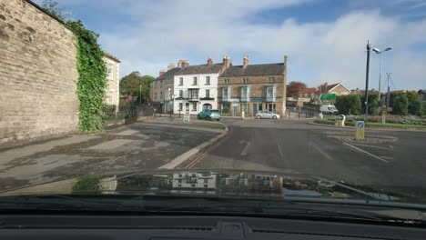 Dashcam-footage-of-approach-to-Pickering-on-a-sunny-November-morning