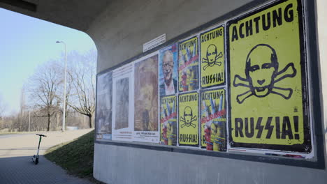 Stand-with-Ukraine-during-the-war---set-of-posters-on-the-wall