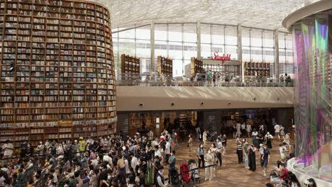 POV-riding-an-escalator-in-Starfield-Library