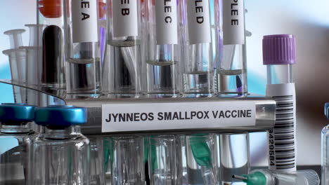 JYNNEOS-Monkeypox-Vaccine-Samples-In-Test-Tube-Rack