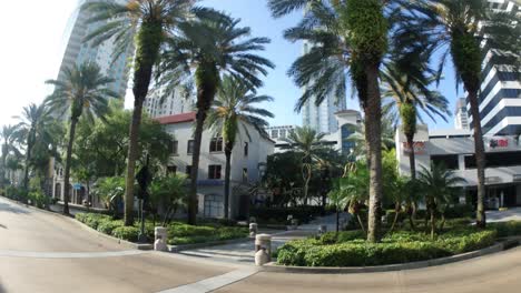 Beautiful-morning-at-St-Petersburg-Florida-in-the-commercial-district