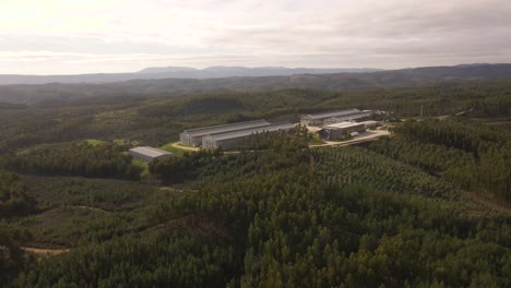 Vista-Aérea-4k-De-Un-Pollo-Aviar-En-Rica-Granja-Proença-A-Nova-Portugal