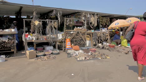 Wide-shot-of-South-African-people-walk-through-Warwick-Junction-muti-market