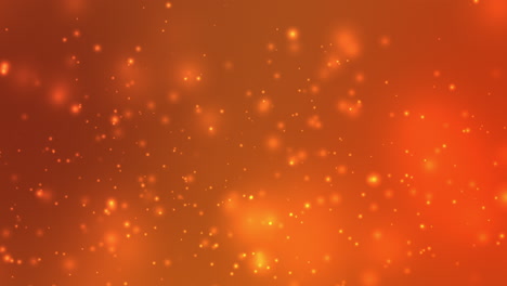 Rot-orangefarbene-Partikelanimationsschleife-Für-Abstrakten-Präsentationshintergrund