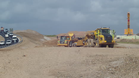 Ongoing-Construction-Of-Highway-A30-Chiverton-To-Carland-Cross-In-Cornwall,-UK