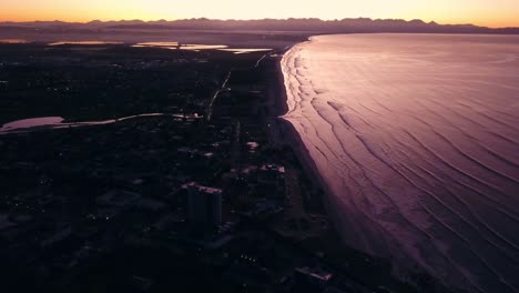 Drone-flight-over-Muizenberg-and-Sandvlei-in-the-morning-sunrise
